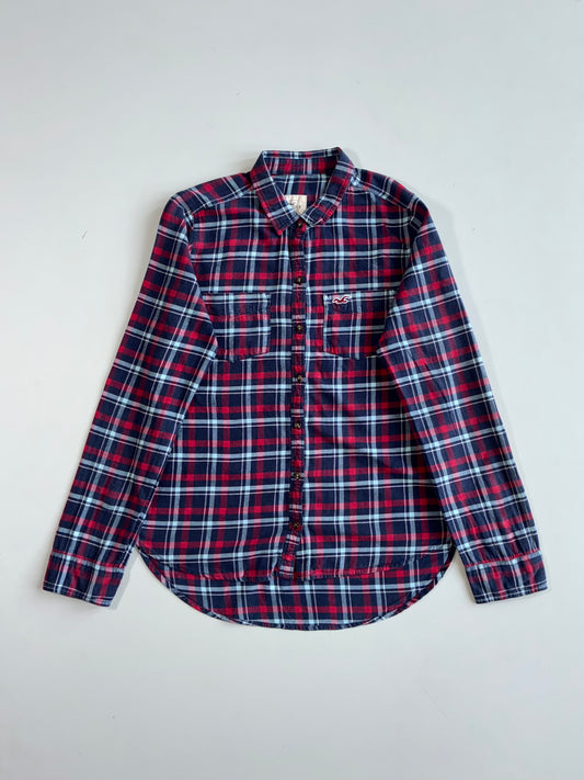 Hollister Plaid Flannel Shirt (S)