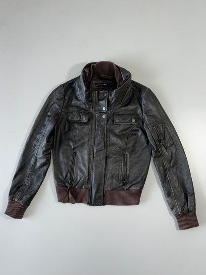 ZZara Minimal Original Leather Jacket (XS)