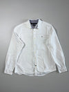 Tommy Hilfiger Custom Fit Oxford Shirt – White, Size (M/L)
