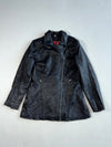 Vintage Aviatrix Black Leather Asymmetric Zip Women’s (M)