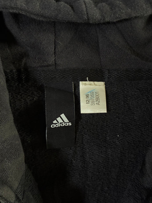 Adidas | 3-Stripe Zip Hoodie Black | (S)