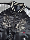 Dogtown Black Dragon Satin Souvenir Jacket Fully Embroidered dragon (L/XL)
