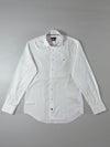 Tommy Hilfiger Tailored Slim Fit Shirt – White, Washed Cotton (M)