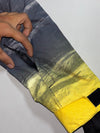 Quiksilver Dryflight 10K Ski Jacket Grey Yellow Mountain Print (L)
