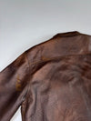 Blue Fox Jeans Tiger Graphic Leather Bomber (L)