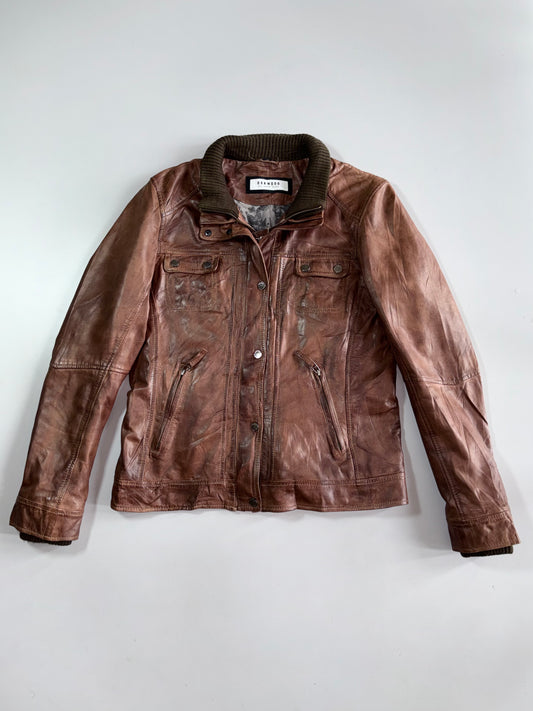 Vintage Okawood’s Premium Original Leather Jacket (M/L)