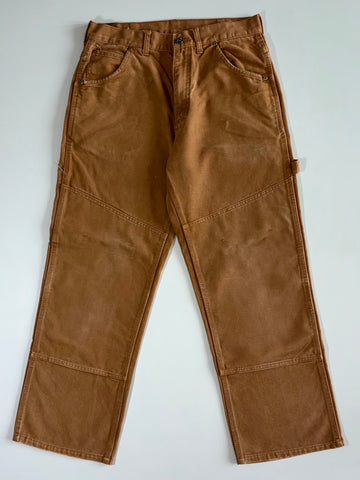 Tough Duck Brown Double-Knee Carpenter Pants (W:30|L:38)