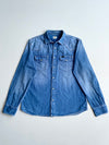 Lee Western Denim Pearl Snap Shirt – Light Wash (M/L)