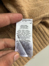 Polo Ralph Lauren Camel Cable Knit Quarter-Zip Sweater women’s (L)