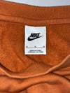 Nike Swoosh Patch Burnt Orange Crewneck Sweatshirt (M)