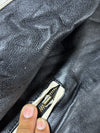 B.O.S Black & White USA Leather Racing Jacket (2XL)