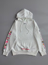 Off-White c/o Virgil Abloh “Global Warming” Floral Hoodie – White (L)