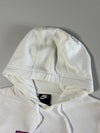Nike “Just Do It” Colour Block Logo Pullover Hoodie – White(XL)