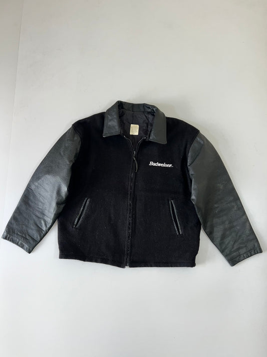 ZBudweiser Vasrsity Jacket Original Leather (XL/2XL)