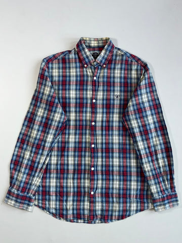 Silbon Button-Down Plaid Shirt (S/M)