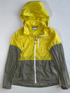 Columbia Yellow & Olive Colour-Block Hooded Windbreaker Women’s (Xs)