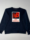 New Balance Big Box Logo Crewneck Sweatshirt – Navy (L)