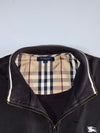 Burberry London Black Nova Check Track Jacket (M/L)