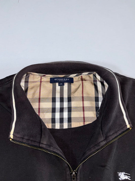 Burberry London Black Nova Check Track Jacket (M/L)