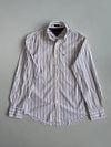 Tommy Hilfiger Custom Fit Striped Shirt with Roll-Up Sleeves(M)