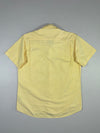 Tommy Hilfiger Pastel Yellow Short Sleeve Button-Up Shirt (M/L)