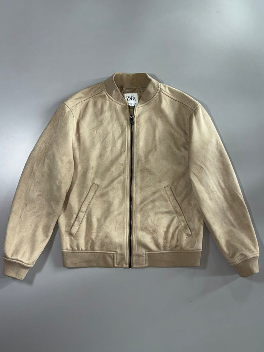 Zara Premium Original Suede Leather Jacket (L)