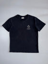 YourTurn Japanese Kanji Crest Graphic Tee – Washed Black (M)