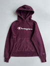 Champion | Reverse Weave Script Logo Hoodie Maroon (M)