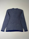 Guess USA Triangle Logo Knit Sweater – Blue Grey (M)