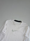 Nike Pro Combat White Compression Long Sleeve Top (M)