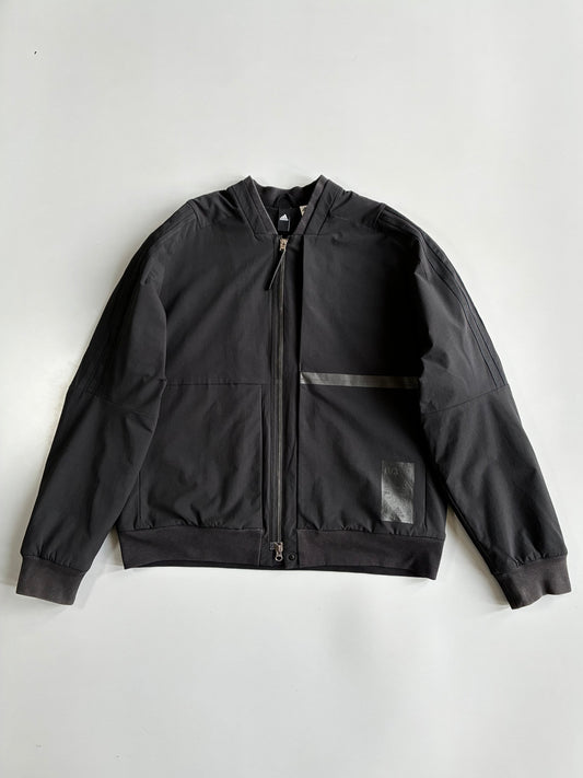 Adidas Black Sherpa-Lined Bomber Jacket “0/3 Only The Best For The Athlete (L)