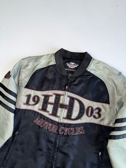 !        Vintage Harley-Davidson 1903 Legendary Motorcycles Bomber Jacket (XL/2XL)