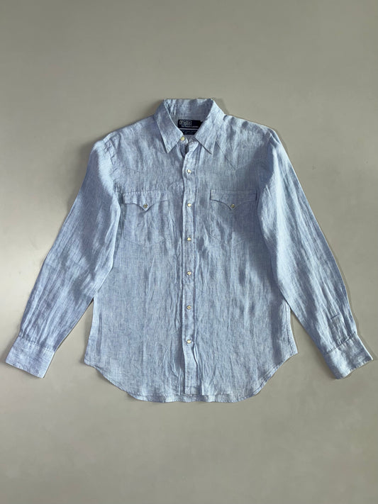 Polo Ralph Lauren Linen Western Shirt (S)