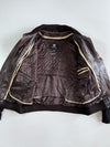 Vintage Dimitri’s Premium Utility Leather Jacket With removable Liner (XL)