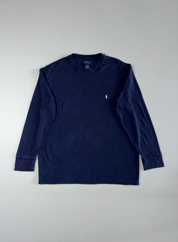 Polo Ralph Lauren Thermal Waffle Knit Long Sleeve  Navy Blue, Men’s (2XL)