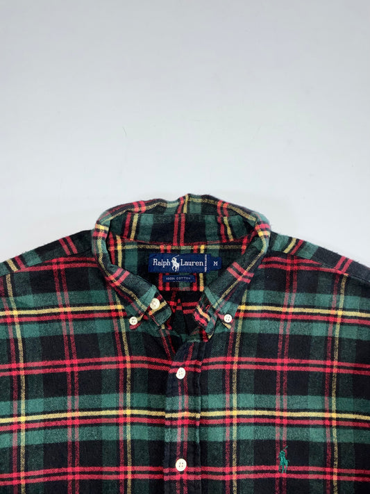 Ralph Lauren Green Tartan Plaid Flannel (2Xl)