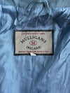 Mulligans Ireland Baby Blue Leather Café Racer Jacket women’s – Made in Italy(XS)
