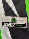Shot Race Gear Flexor Motocross MX Jersey — Neon Green / Black / White (XL)