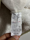 Blackyak | Cream White Fluffy Sherpa Fleece Zip-Up Jacket (S)