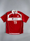 EXTM Korean Football Club Match Jersey #19 — Red/White (L)