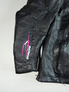 Bering “Queen” Black & Pink Leather Moto Jacket (WT7) Padded (Women’s) (XL)