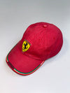 Ferrari Scuderia | Shield Logo Italian Flag Brim | Baseball Cap | Adjustable