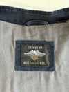 Harley-Davidson Genuine Motorclothes Navy Canvas Work Jacket – Snap Button Band Collar (3XL)