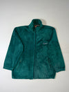 Vintage 90s Umbro Deep Green Fleece Zip Jacket (XL)