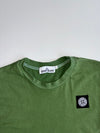 Stone Island T-Shirt Olive Green Compass Patch (L)