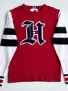 Lewis Hamilton x Tommy Hilfiger Red Varsity Knit Sweater (M)