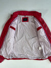 Lacoste Red Nylon Windbreaker Jacket – Jersey Lined, Croc Logo (M)