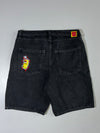 Empyre Black Washed Denim Shorts (W:34|L:23)