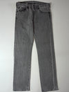 Levi’s 501 Vintage Washed Grey Straight Fit Denim Jeans (W:34) (L:43)