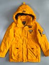 Dickies Since 1922 Yellow Hooded Puffer Heavy Utility Jacket (L)